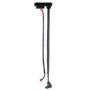 SILVERSTONE Seriel ATA-kabel Sort 18cm (SST-CP12)