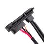 SILVERSTONE Seriel ATA-kabel Sort 18cm (SST-CP12)