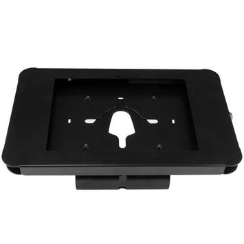 StarTech Secure Tablet Enclosure Stand- Lockable Anti Theft Steel Desk or Wall Mount for 9.7" iPad / Tablet - VESA Compatible (SECTBLTPOS) stativ - for nettbrett - svart (SECTBLTPOS)