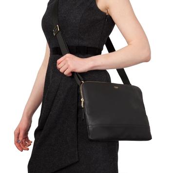 KNOMO Molton Cross Body 12" Bag CORE (120-056-BLK)