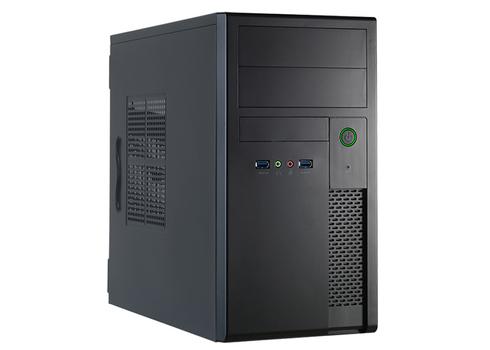 CHIEFTEC Uni XT-01B 350W Minitower,  mATX, Black (XT-01B-350GPB)