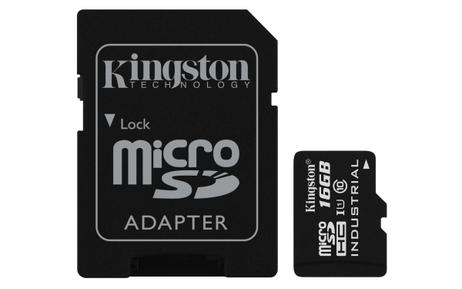 Kingston Flashminnekort (microSDHC til SD-adapter inkludert) - 16 GB - UHS Class 1 / Class10 - microSDHC UHS-I (SDCIT/16GB)
