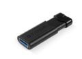 VERBATIM USB3.0 STORE N GO 128GB PINSTRIPE BLACK P-BLIST EXT (49319)