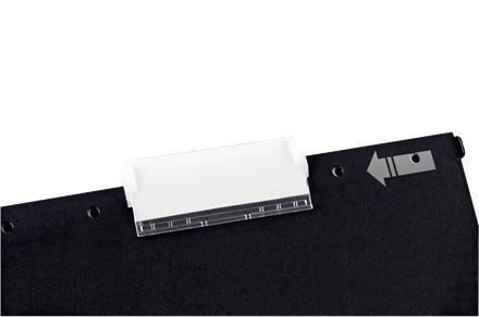 LEITZ Label Holder Act.Alpha Clear Bag of 5 (6126-00-03*5)