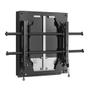 CHIEF MFG MSD1U - Manual Height adjustable wallmount, VESA 200x200 - 650x400, Max 30,4-57kg, Black