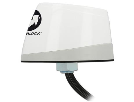 NAVILOCK NL-400 Multiband GNSS LTE-MIMO WLAN-MIMO IEEE 802.11 ac/ a/ h/ b/ g/ n Antenne 5 x RP-SMA omnidirektional roof mount outdoor (88989)