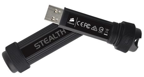Corsair Flash Survivor Stealth - USB-flashstasjon - 512 GB (CMFSS3B-512GB)