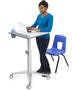ERGOTRON LEARNFIT TRAVEL STANDING DESK 16IN CLEAR ANODIZED ADJUSTABLE   IN ACCS (24-547-003 $DEL)