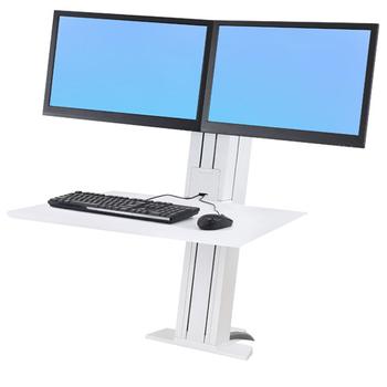 ERGOTRON WORKFIT-S DUAL MONITOR REAR MOUNTING BRIGHT WHITE ACCS (33-407-062)