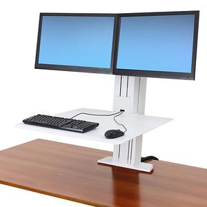 ERGOTRON WORKFIT-S DUAL MONITOR REAR MOUNTING BRIGHT WHITE ACCS (33-407-062)