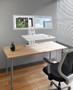 ERGOTRON WORKFIT-S DUAL MONITOR REAR MOUNTING BRIGHT WHITE ACCS (33-407-062)