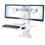 ERGOTRON WORKFIT-S DUAL MONITOR REAR MOUNTING BRIGHT WHITE ACCS (33-407-062)