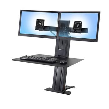 ERGOTRON WORKFIT-S DUAL MONITOR REAR MOUNTING ERGOTRON BLACK ACCS (33-407-085)