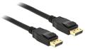 DELOCK Displayport 1.2 kabel 4K 60Hz 2m (83806)