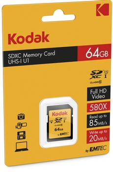 EMTEC SD Card 64GB KodaK SDXC  (EKMSD64GXC10K)