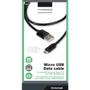 VIVANCO Micro USB cable 1.2m A-plug to micro B-plug USB 2.0 black (36251)