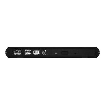 VERBATIM External CD/DVD ReWriter, USB 2.0, Slim, Black (98938)