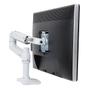 ERGOTRON LX desk mount LCD Arm no grommet mount bright white texture (45-490-216)