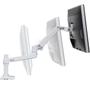 ERGOTRON LX DESK MOUNT LCD ARM NO GROMMET MOUNT BRIGHT WHITE (45-490-216)