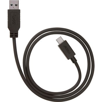 ACCELL Adapter USB > USB-C -  0.8 m Kilde: USBA Utstyr: USB-C 3.1 (U192B-003B)