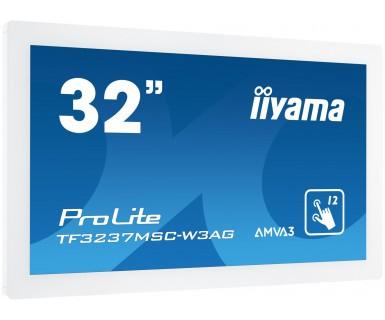 IIYAMA Kosketusnäyttö,  kapasitiivinen - 32'' PCAP WHITE Anti-glare Bezel Free 12-Points Touch Screen, 1920x1080,  AMVA3 p (TF3237MSC-W3AG)