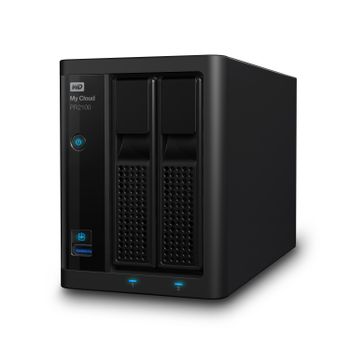 WESTERN DIGITAL WD My Cloud Pro PR2100 4TB 2Bay NAS 2xHDD 1,6GHz QuadCore processor 4Gb RAM RAID 0 1 JBOD 2xUSB3.0 External RTL (WDBBCL0040JBK-EESN)