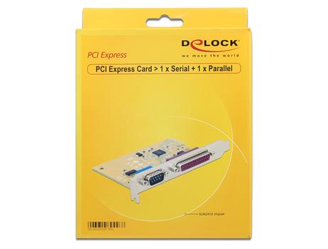 DELOCK PCI Express Card >1 x Serial +1 x Parallel (89446)