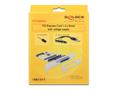DELOCK PCI-Express kort, 1xDB44 ho, 1xDB44 ha - 4xRS-232 kabel (89447)