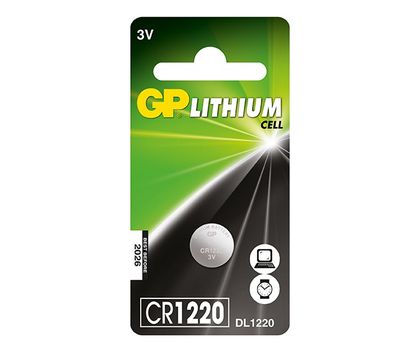 GP CR1220 nappiparisto lithiumparisto 3,0V (2180)