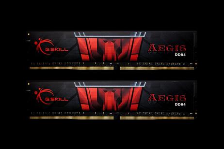 G.SKILL AEGIS - DDR4 - 16 GB: 2 x 8 GB - DIMM 288-pin - 3000 MHz / PC4-24000 - CL16 - 1.35 V - ikke-bufret - ikke-ECC (F4-3000C16D-16GISB)