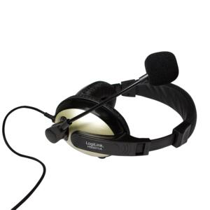 LOGILINK Headset LogiLink stereo mit Mikro  hoher Tragekomfort (HS0011A)