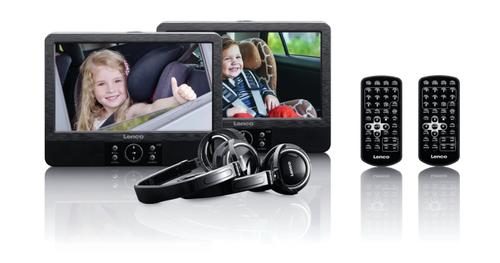 LENCO DVD PLAYER W 9" SCREEN x2 (DVP939)