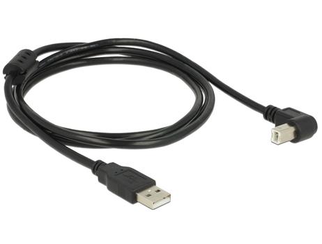 DELOCK Kabel USB 2.0 Typ-A Stecker > USB 2.0 Typ-B Stecker gewinkelt 1 (84810)