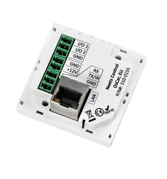 NEETS Control - OsCar, EU, Polar White 4 knapper LED, IR / Rs232 - I/O - LAN (310-0155)