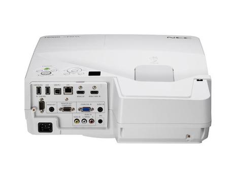 Sharp / NEC UM351Wi (Multi-Pen) - 3LCD-projector - 3500 ANSI lumens - WXGA (1280 x 800) - 16:10 - 720p - lens voor ultrakorte afstand - LAN (60004205)