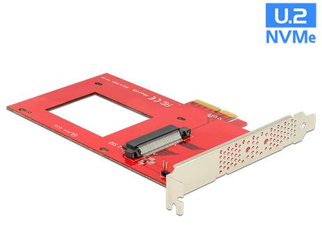 DELOCK PCI Express kortti, x4 V3.0, U.s SFF-8639, NVMe (89469)
