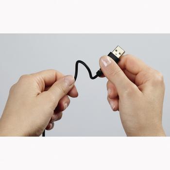 HAMA USB-Kabel USB-USB-Micro 0,75 m. Guldplätterad  Svart (00074251)