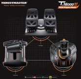 Thrustmaster T.16000M FCS Flight Pack - kontrollspak,  gasspjeld og pedaler - kablet (2960782)