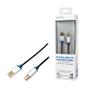 LOGILINK - Premium USB 2.0 Connection Cable, USB-A Male to USB-B Male, 2m (BUAB220)