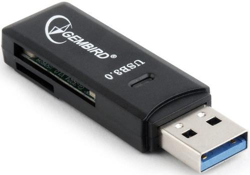 GEMBIRD compact USB 3.0 SD/ MicroSD Card Reader, blister (UHB-CR3-01)