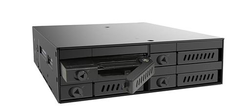 CHIEFTEC 1x5.25in bay for 4x2.5in S-ATA HDD Hot-Swap Metal (CMR-425)