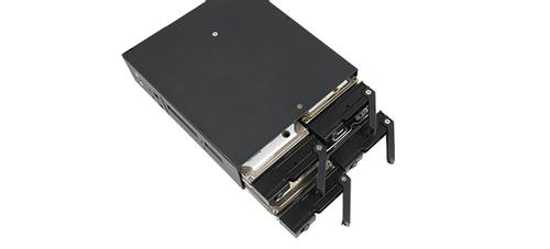 CHIEFTEC 1x5.25in bay for 4x2.5in S-ATA HDD Hot-Swap Metal (CMR-425)