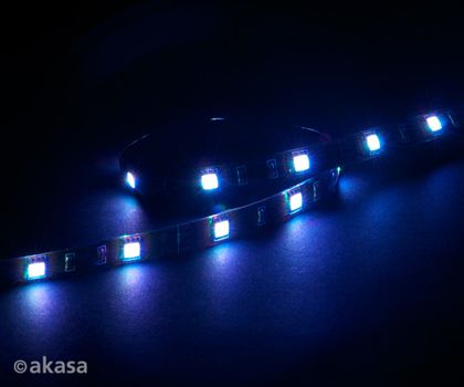 AKASA Vegas M LED-Strip,  15 LEDs, 50 cm - blau (AK-LD05-50BL)