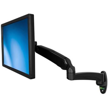 StarTech Wall Mount Monitor Arm - Full Motion Articulating - Adjustable - Supports Monitors 12” to 34” - VESA Monitor Wall Mount - Black (ARMPIVWALL) monteringssett - justerbar arm - for flatpanel - svart (ARMPIVWALL)