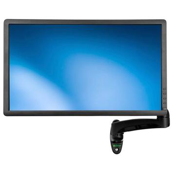 StarTech Wall Mount Monitor Arm - Full Motion Articulating - Adjustable - Supports Monitors 12” to 34” - VESA Monitor Wall Mount - Black (ARMPIVWALL) monteringssett - justerbar arm - for flatpanel - svart (ARMPIVWALL)