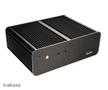 AKASA Euler MX, Fanless Aluminium Case,  2 x Front USB 3.0, 2 x 2.5" drive s (A-ITX25-M1B)