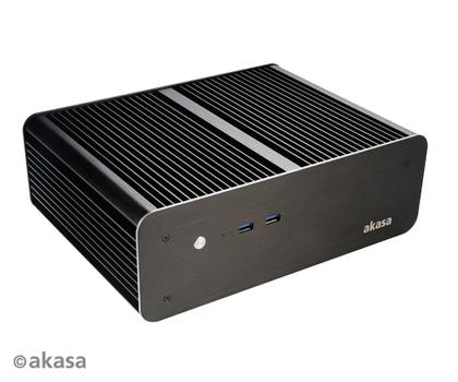 AKASA Euler MX Mini-ITX Gehäuse, OEM - schwarz (A-ITX25-M1B)