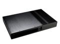 AKASA Galileo T, Fanless Aluminium Slim THIN Mini ITX Case, 2 HP Cooler, VES (A-ITX23-M1B)