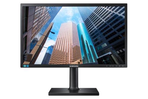 SAMSUNG 24inch 16:9 Wide 1920x1080 TN-LED HAS/ Swivel/ Pivot 130mm Analog/ DVI DVI Cable (LS24E45KBSV/EN)