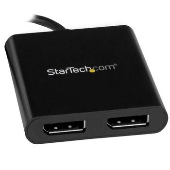 STARTECH USB-C to DisplayPort Multi-Monitor Splitter - 2-Port MST Hub (MSTCDP122DP)